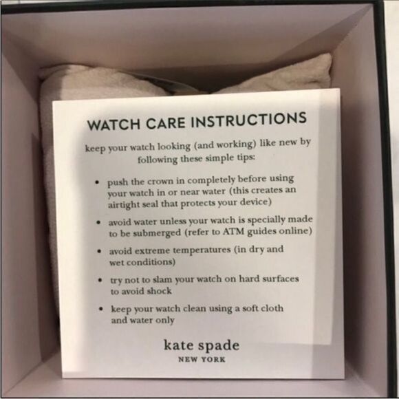 NIB Kate Spade Nude band watch - Picture 6 of 6